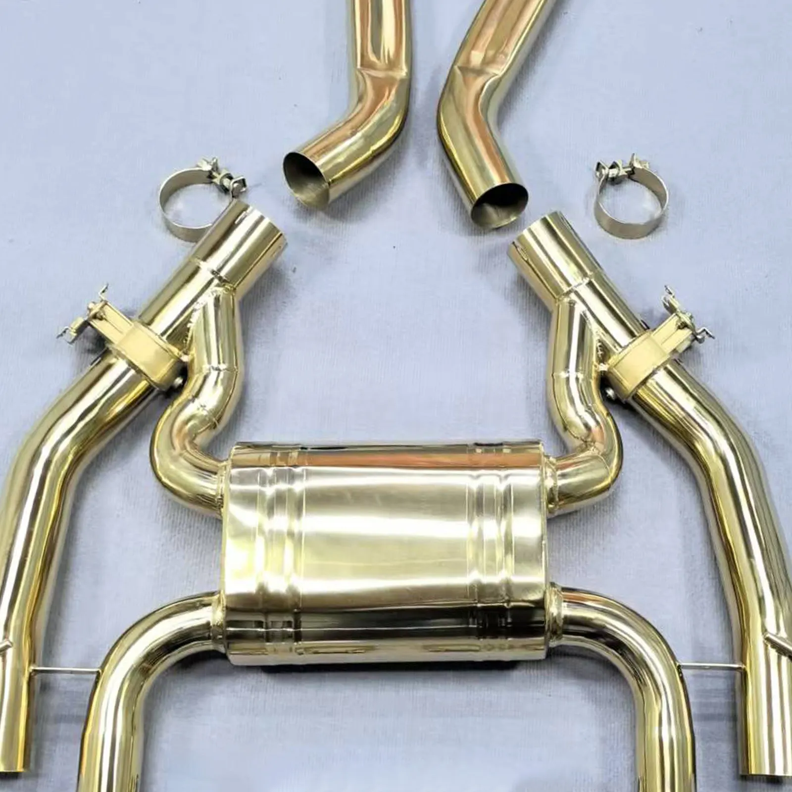 Titanium Cat-back Exhaust BMW 2021-2024 G80 M3 G82 M4 3.0T S55B30 - Image 6